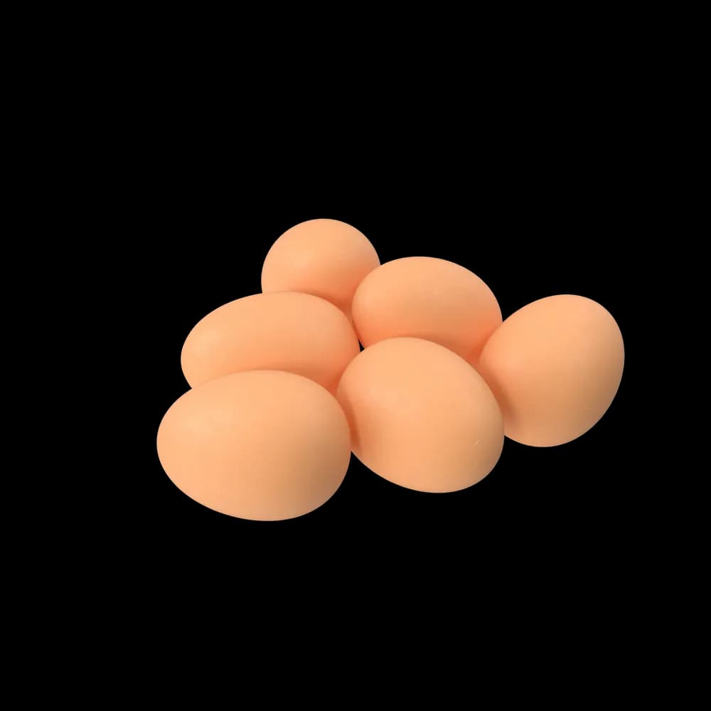 Fresh eggs, a versatile ingredient for baking, cooking, or breakfast.