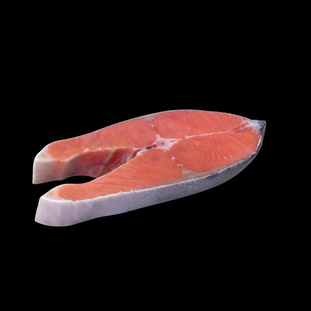 Quality fish steak, suitable for grilling, baking, or pan-searing.