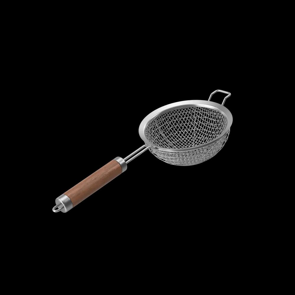 The Kitchen Sieve is a versatile tool for sifting and straining dry and wet ingredients. Its fine mesh design ensures smooth results in your cooking and baking.