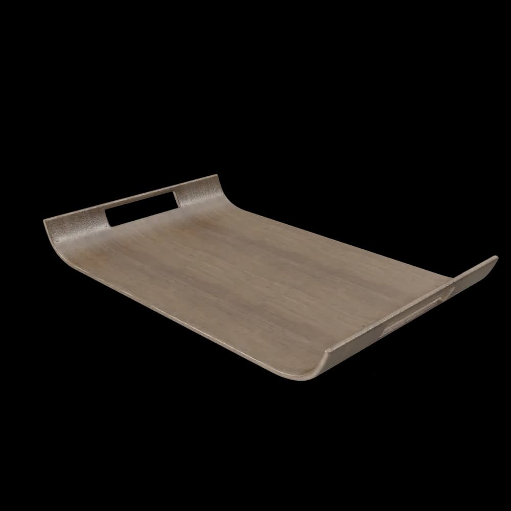 The Tray is a functional and decorative item for serving snacks, appetizers, or drinks. Its stylish design makes it a versatile accessory for entertaining guests.