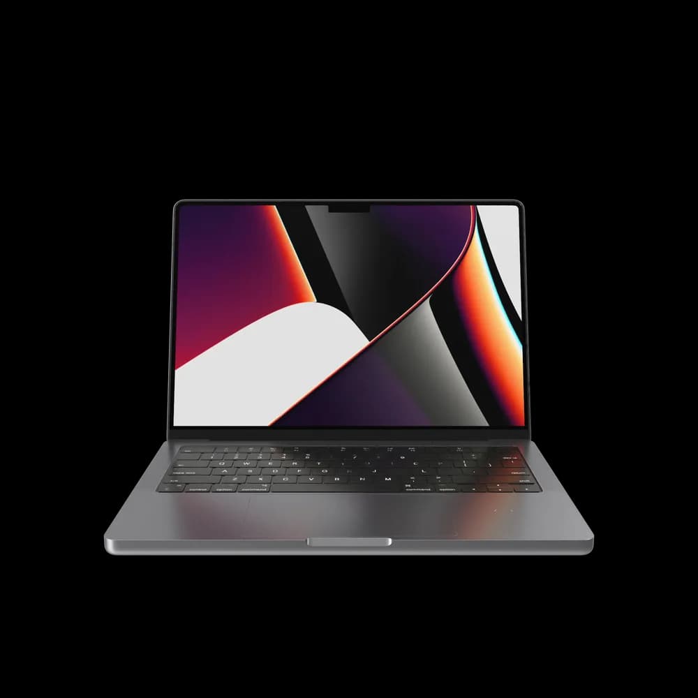 The MacBook Pro 14 Inch in Space Grey is a powerful and sleek laptop, featuring Apple's M1 Pro chip for exceptional performance and a stunning Retina display.