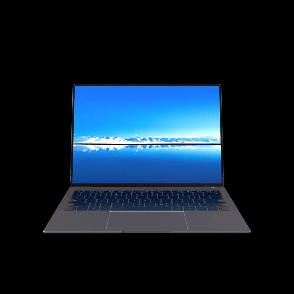 The Huawei Matebook X Pro is a slim and stylish laptop with a high-resolution touchscreen display, offering a premium experience for users on the go.