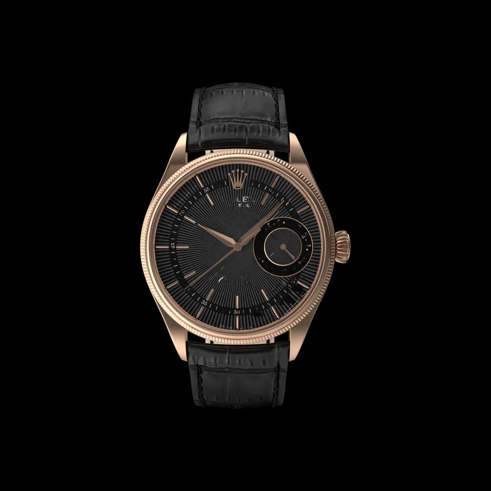 The Rolex Cellini Date with Black Dial is a classic and prestigious watch. With a black dial and date complication, it exudes sophistication and is a symbol of Rolex's heritage.