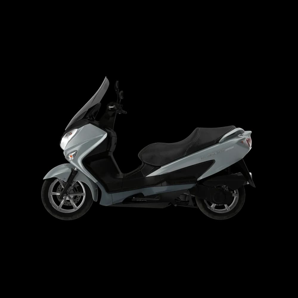 The Scooter Motorcycle is a practical and fuel-efficient bike ideal for urban commuting. It features a step-through design and user-friendly controls for easy maneuverability.