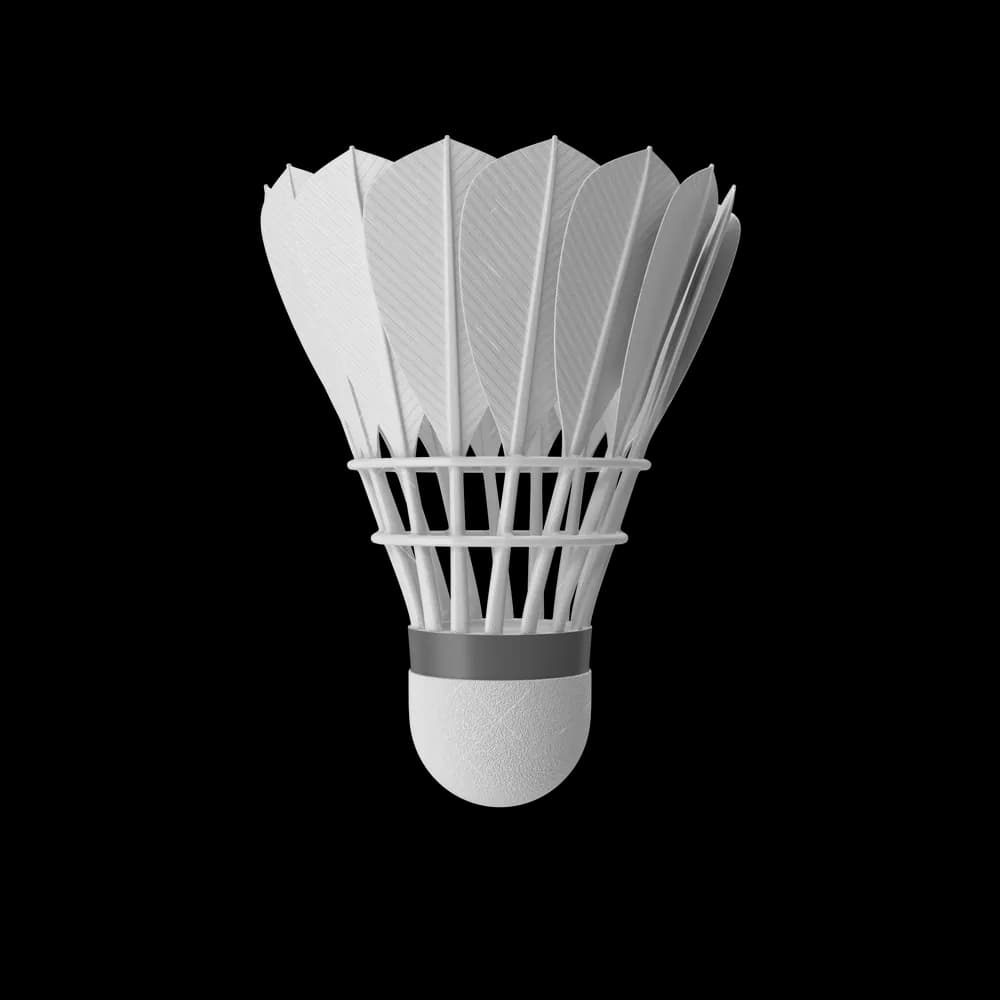The Feather Shuttlecock is used in the sport of badminton. It features natural feathers and is designed for high-speed play, providing stability and accuracy during matches.