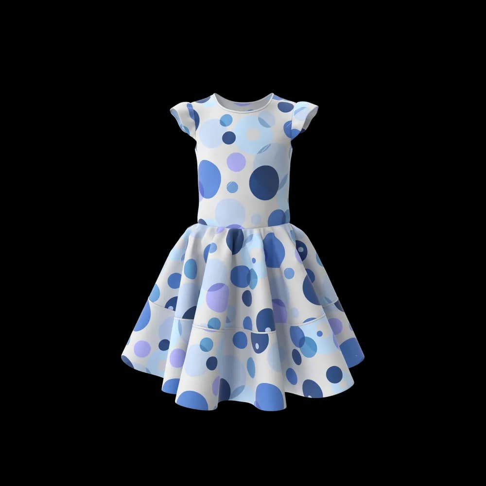 The Blue Frock is a charming and stylish dress for various occasions. With a vibrant blue color and a comfortable design, it adds a touch of elegance to your wardrobe.